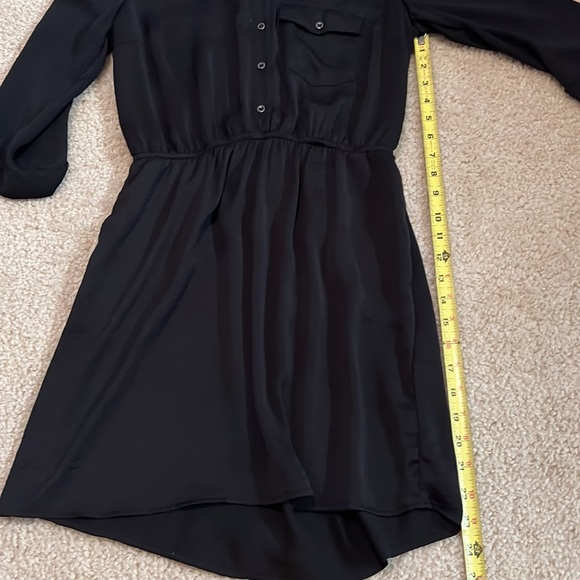 Forever 21 black dress with cinched waist size XS - Picture 6 of 8